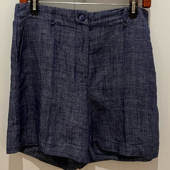 golf Pants - Blue Chambray Shorts by Golf Used linen blend